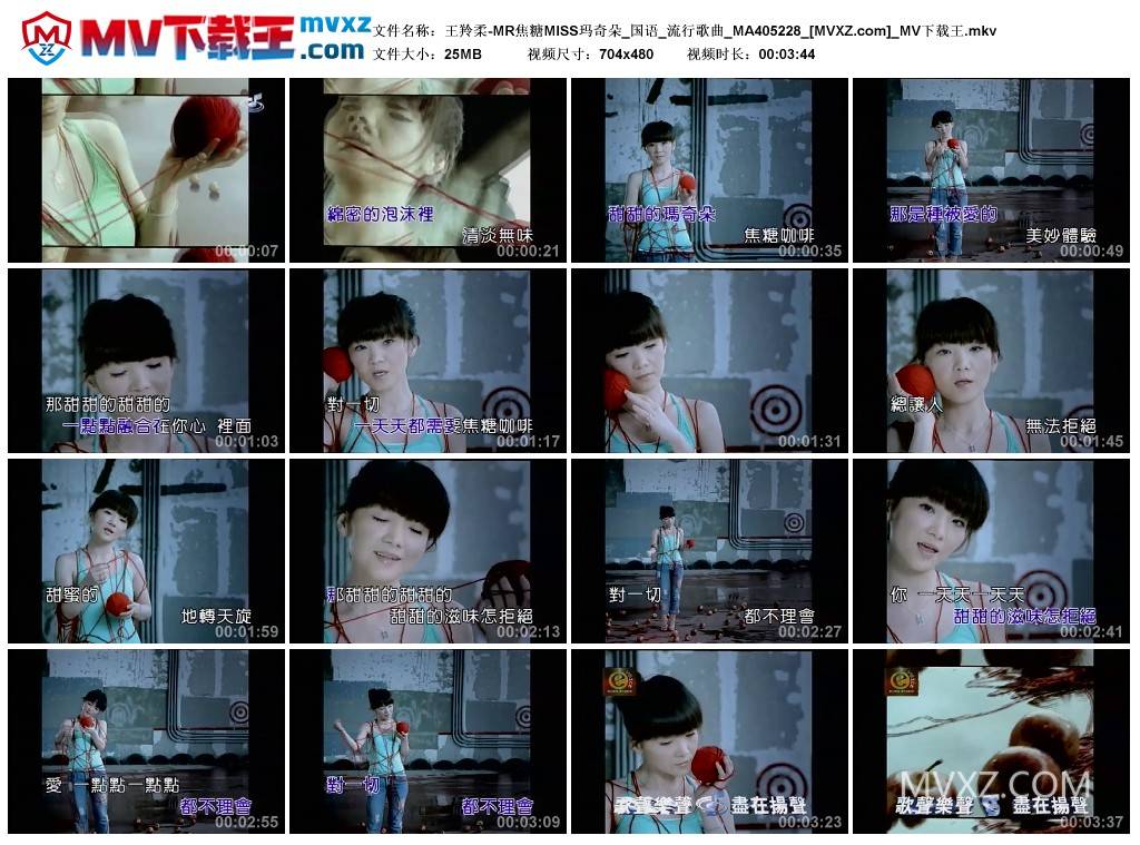 王羚柔-MR焦糖MISS玛奇朵_国语_流行歌曲_MA405228